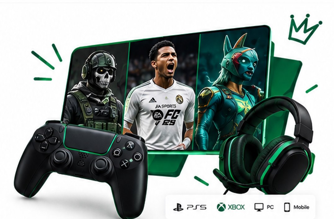 Écran de jeu, manette et casque : les défis Le Tatami se jouent sur PlayStation, Xbox, PC et mobile.
